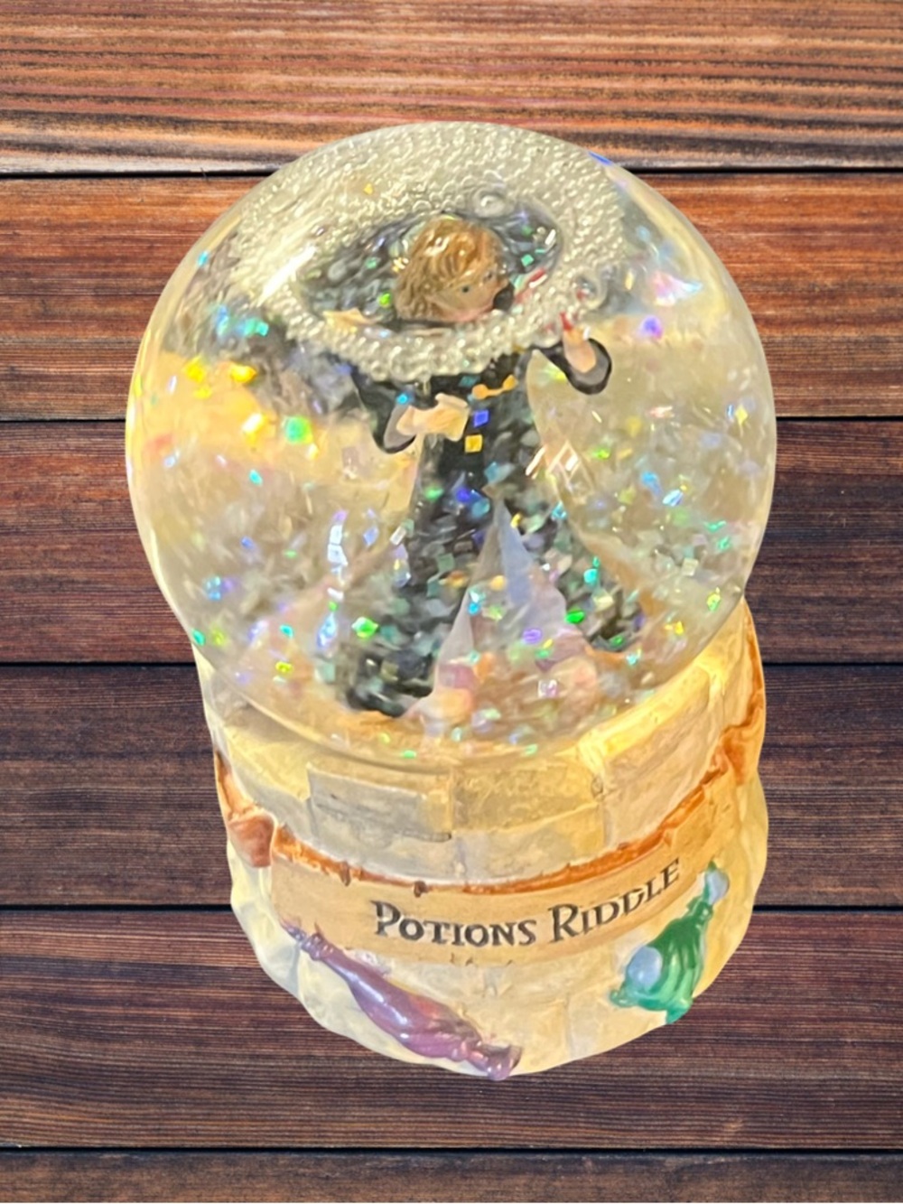 Harry Potter Hermione Challenge 5 Potions Riddle Miniature Snow Globe